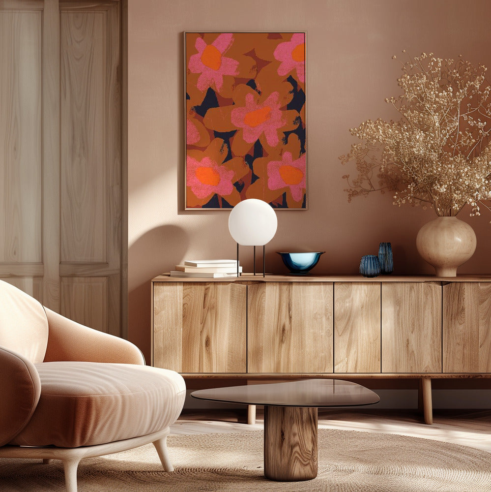Giant Flowers Poster